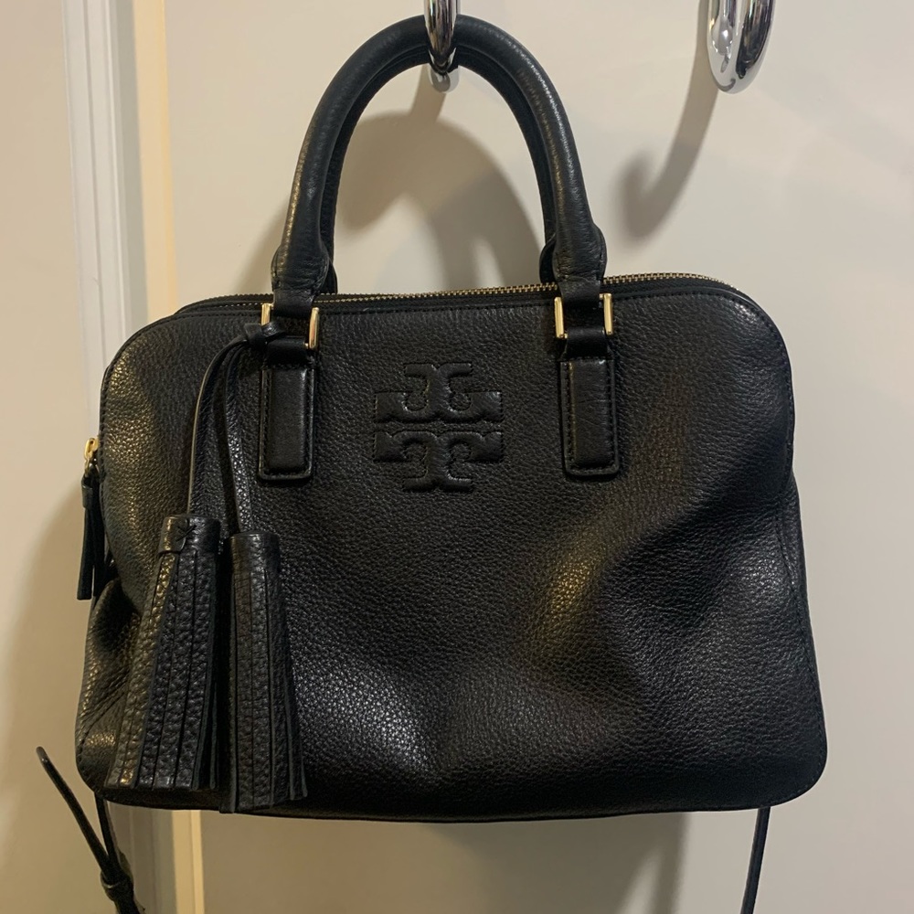 Tory Burch black leather purse